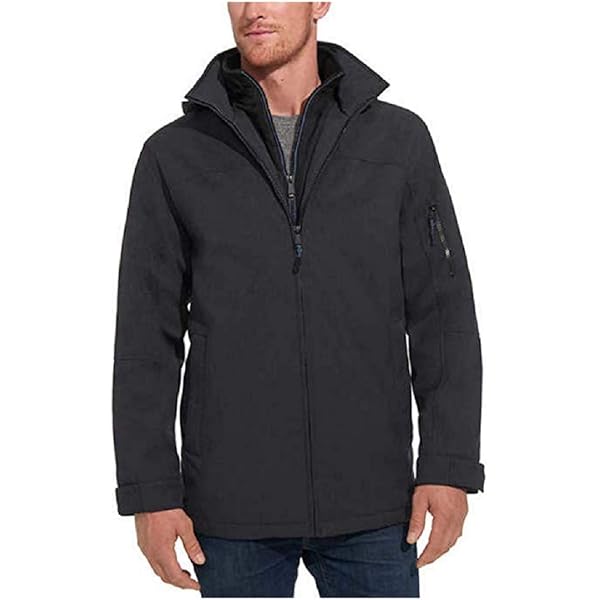 Theory Men's City Bomber Sp Foundation Tech, Black, Large at